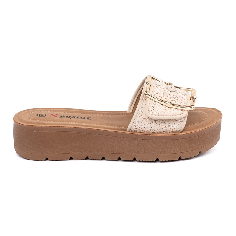 Seastar Hausschuhe mit einer goldenen Klemme dekoriert 2