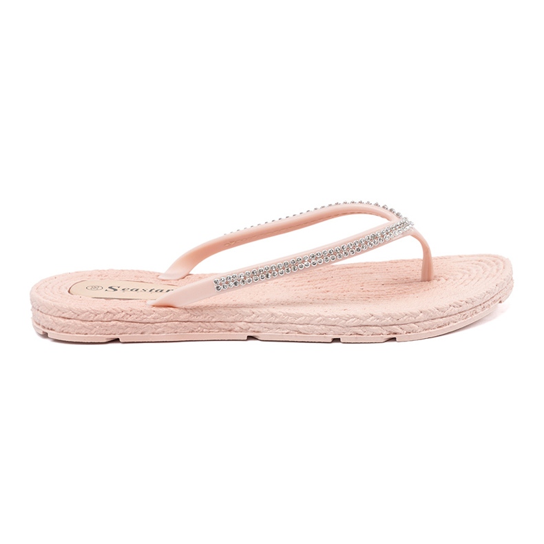 Seastar Hellrosa Flip -Flops mit Zirkonen 2