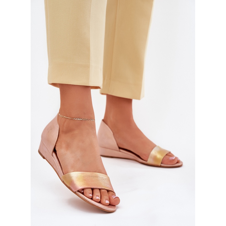 Maciejka Ledersandalen 01971-72 Pink Gold rosa 2