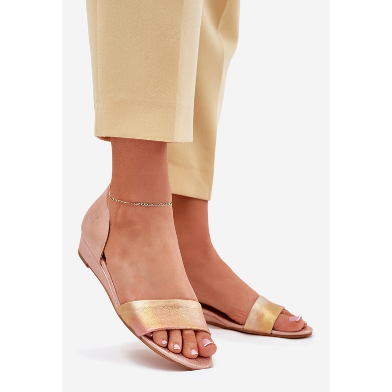 Maciejka Ledersandalen 01971-72 Pink Gold rosa 1