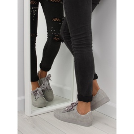 Graue BL1250-SP graue Turnschuhe mit Schleife 2