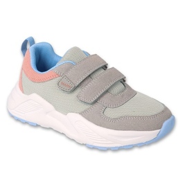 Befado Kindersport 516Y306 grauer Klettverschluss 1