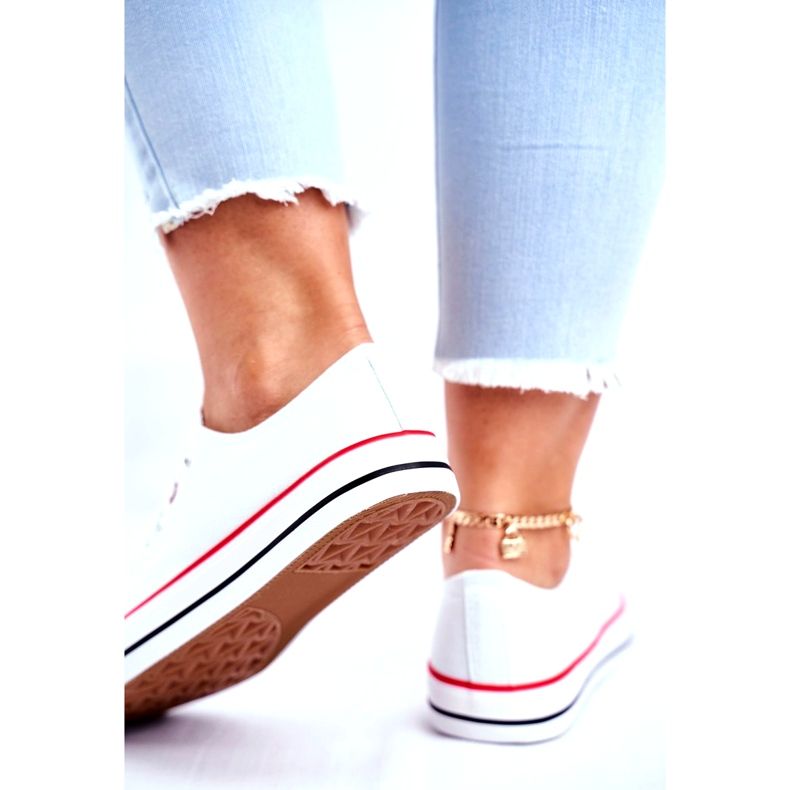 News Damen-Sneaker aus Stoff, Weiß 4