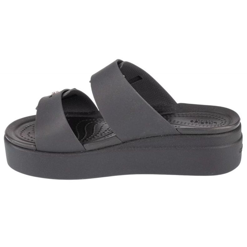 Crocs Brooklyn Low Wedge Sandal 207431-001 Flip-Flops schwarz 1