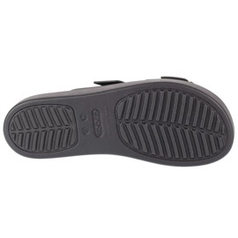 Crocs Brooklyn Low Wedge Sandal 207431-001 Flip-Flops schwarz 3