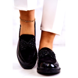 S.Barski Laffer Mokassins von Frauen schwarz 4