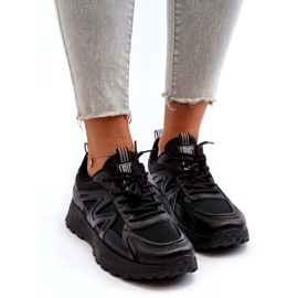 Frauen -Sneaker Big Star NN274A085 Schwarz 2