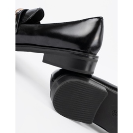 Seastar Schwarz lackierte Slipper mit Perlen 1