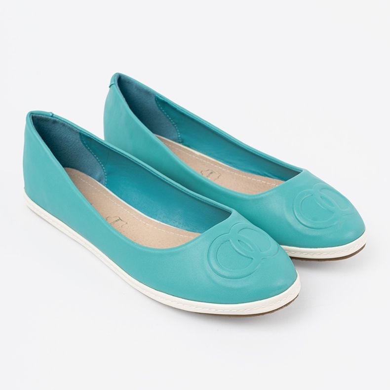 Blue Women's Ballerinas blau 1