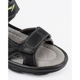 Shelvt Schwarze Sportsandalen 2