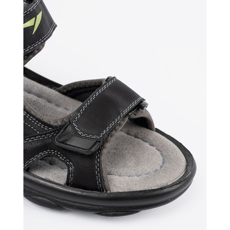 Shelvt Schwarze Sportsandalen 2