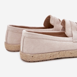 Herren -Slipper mit beige Geflecht 2