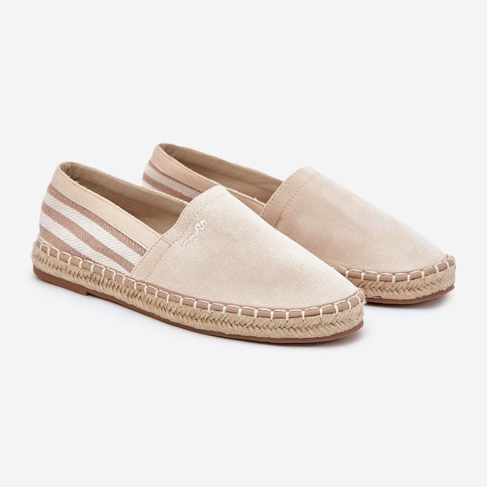 Männer Eco Suede Espadrilles Beige 1