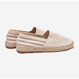 Männer Eco Suede Espadrilles Beige 2