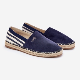 Männer Eco -Suede Espadrilles Marineblau 1