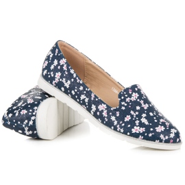 Vices Herrlich in Blumen blau 2