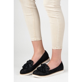 Vices Wildleder-Herren mit Fransen schwarz 1