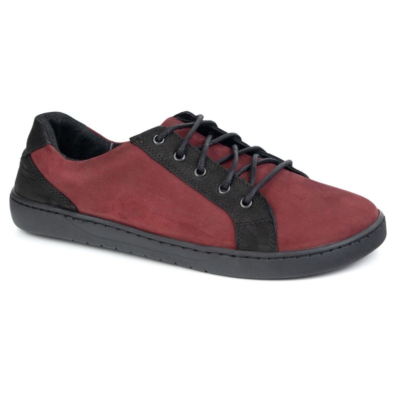 Olivier Frauen Lederschuhe Joker 910J Burgund rot 1