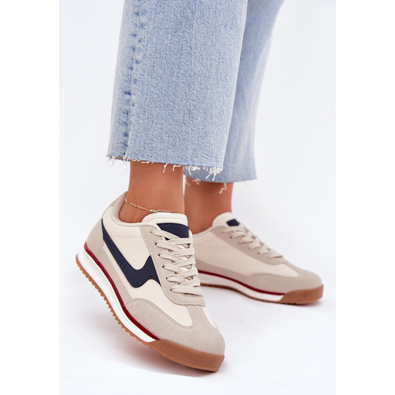 EVento Beige Damen Sneakers Sportschuhe 2