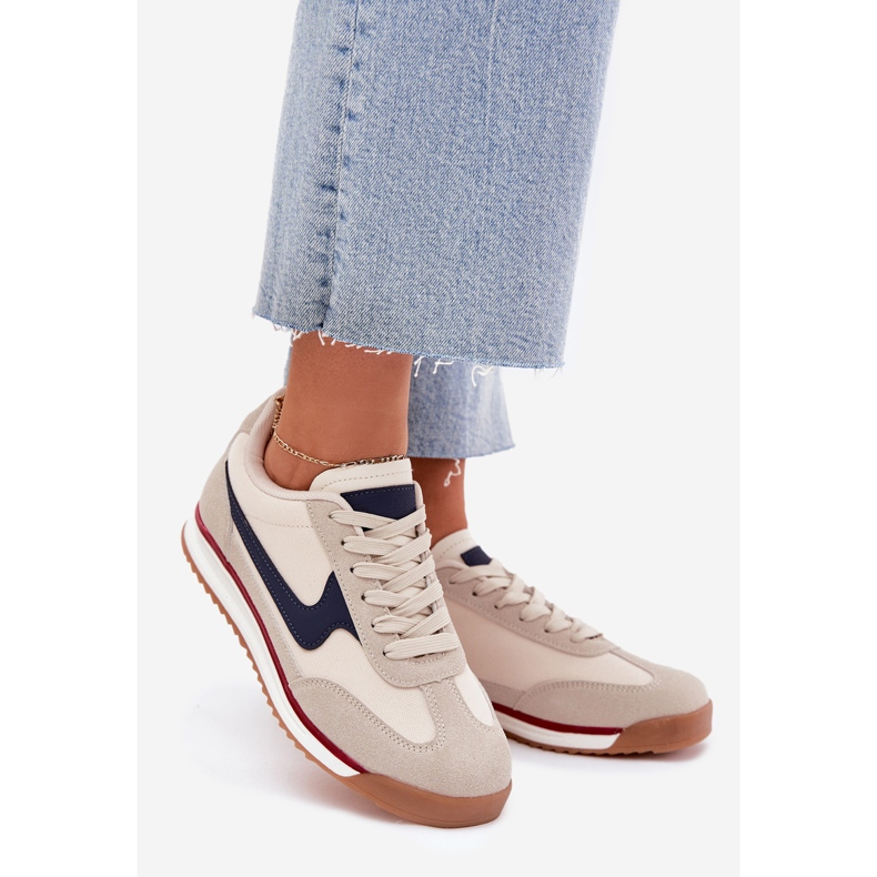 EVento Beige Damen Sneakers Sportschuhe 1