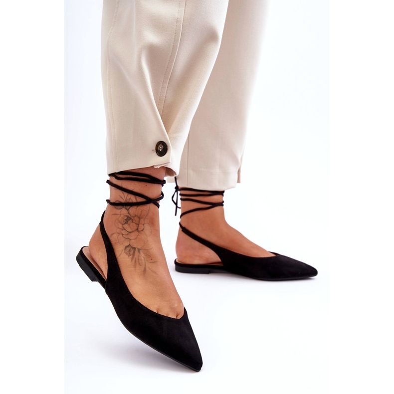 Frauen um Öko-Early Black Ballerinas für Frauen schwarz 1