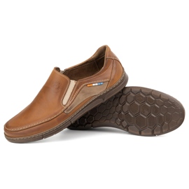 Olivier Slip-on 283GT Kamelbraun Leder Moccasins Braun braun 2