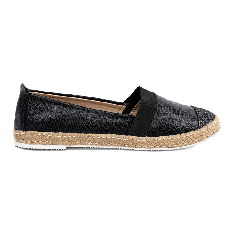 Goodin Espadrilles mit Öko-Leder schwarz 1