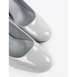 Seastar Hellgrau lackierte Pumpen 2