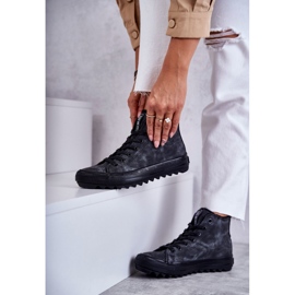 Big Star Big Stern von Frauen isoliert schwarz GG274069 Sneakers grau 3