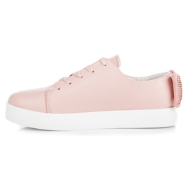 Vices Gebundene Turnschuhe mit Schleife rosa 1