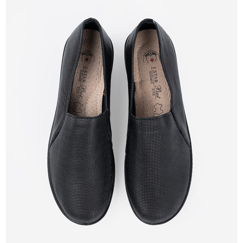 Shelvt Schwarze Schuhe von Frauen auf der Plattform 1