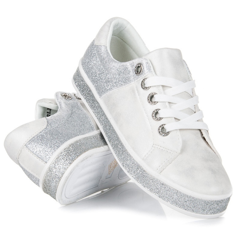 Seastar Weiße Turnschuhe auf der Bindung 2