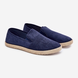 Boto Espadrilles Herren -Sneaker mit Eco Suede Navy Lunaria blau 1