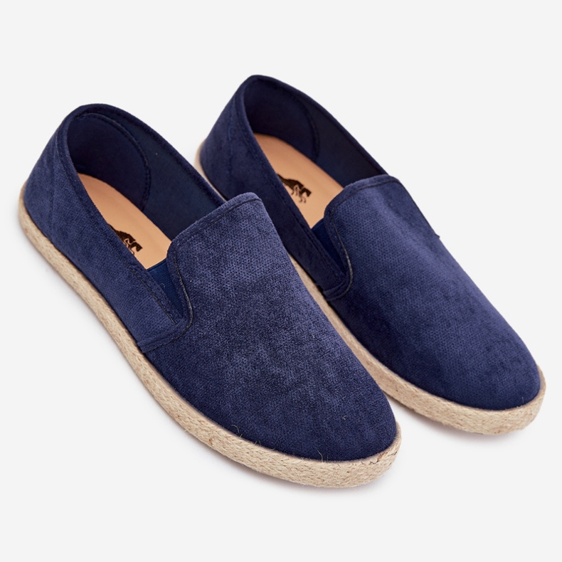 Boto Espadrilles Herren -Sneaker mit Eco Suede Navy Lunaria blau 2