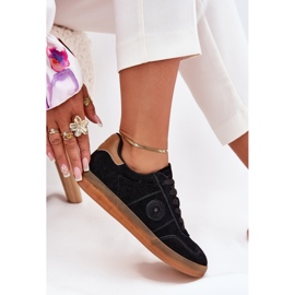 Frauen Wildleder-Sneaker Big Star RR274851 Hi-polan System Black schwarz 2