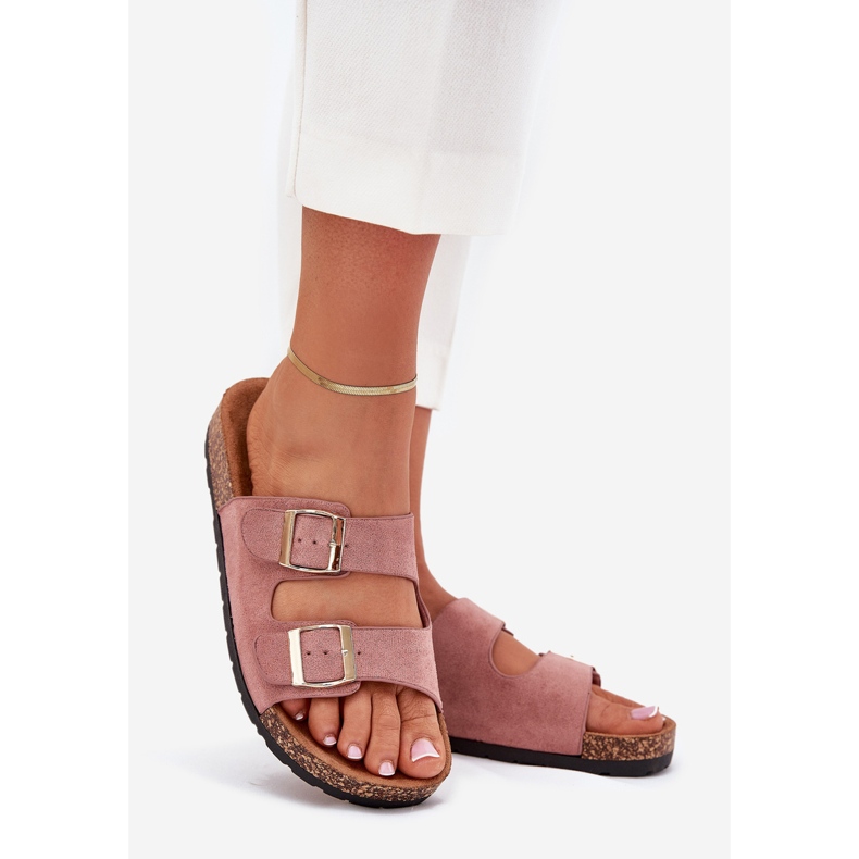 Boto Frauen Cortina hellrosa Sohle Pantoffeln 1