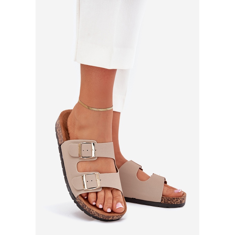 Boto Damen Cortina beige Slip-On Sandalen 1