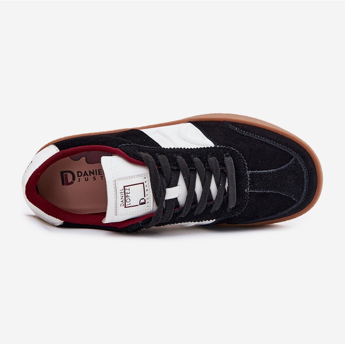 Frauen Wildleder -Sneaker Big Star von Daniel Lopez SS2D4021 Schwarz 2