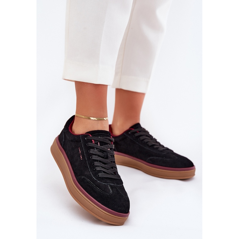 Women's Suede Sneakers Big Star von Daniel Lopez SS2D4006 Schwarz 2