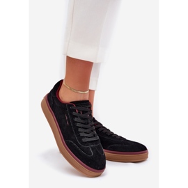 Women's Suede Sneakers Big Star von Daniel Lopez SS2D4006 Schwarz 1