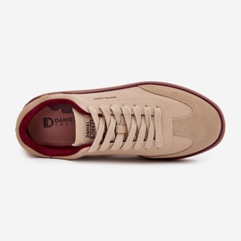 Damen -Leder -Sneaker Big Star von Daniel Lopez SS2D4007 Beige 2