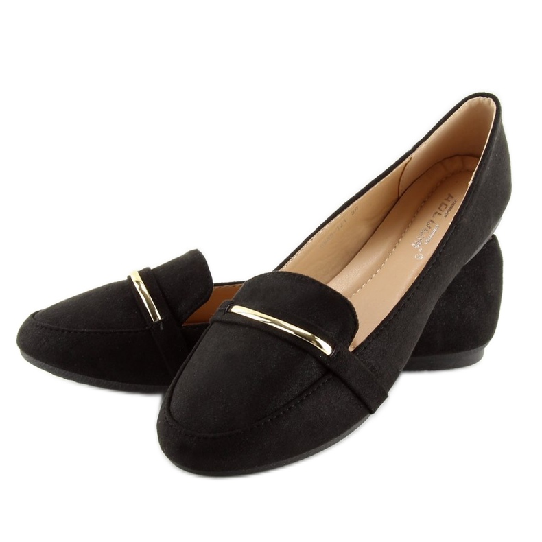 Schwarze Damen-Slipper 9988-121 schwarz 1