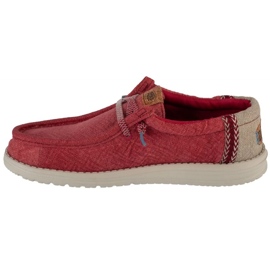 Hey Dude Wally Jute M 43085-79b Schuhe rot 2