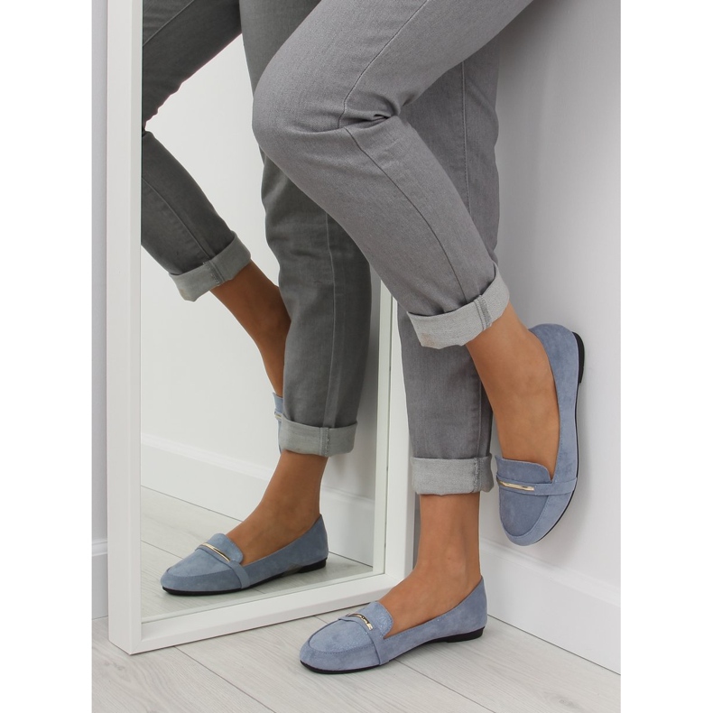 Blaue Loafer für Damen 9988-121 Denim 1