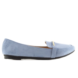 Blaue Loafer für Damen 9988-121 Denim 2