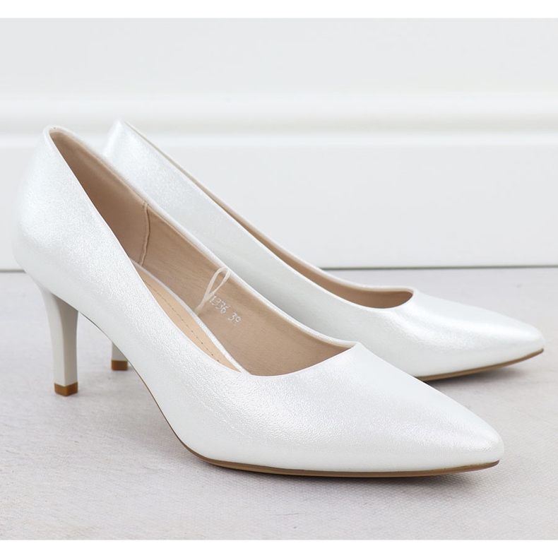 High Heels Pumps Synbrne Frauen Sergio Leone 1336 silber- 2