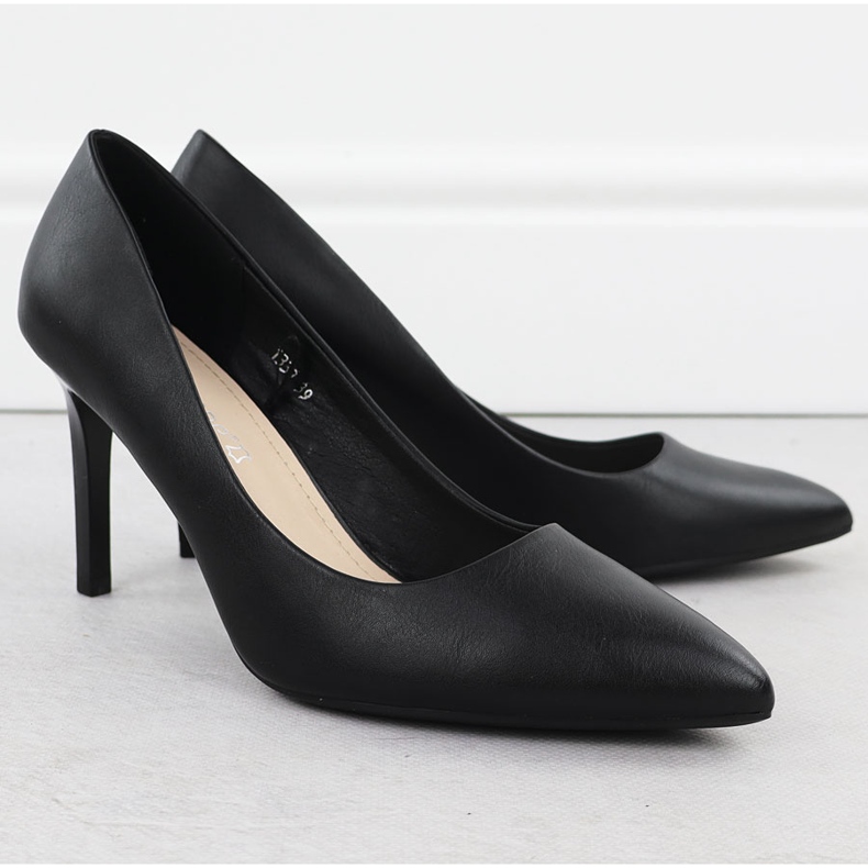 Pumps schwarze High Heels Sergio Leone 1339 2