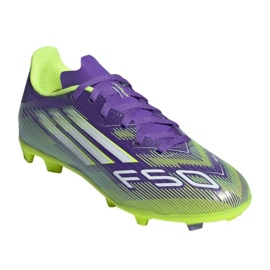 Adidas F50 League FG/Mg JR JH7747 Fußballschuhe lila 2