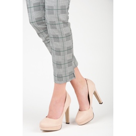 Vices Wildlederabsätze auf der Plattform braun 2