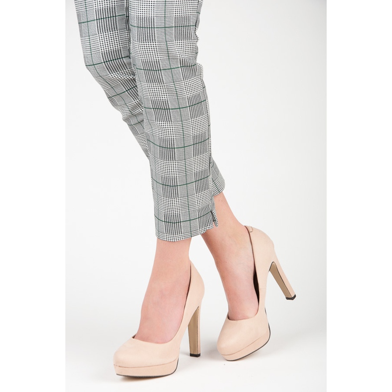 Vices Wildlederabsätze auf der Plattform braun 2